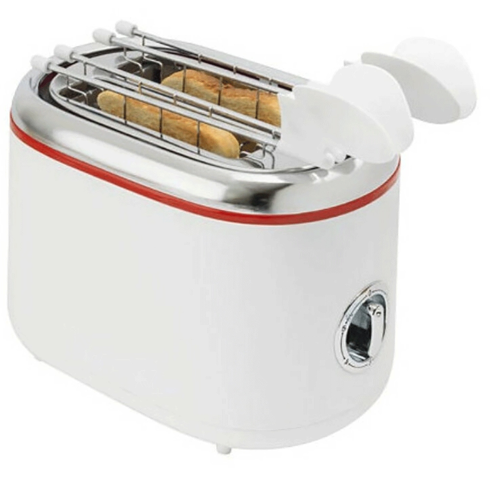Prajitor de paine ARDES AR1T20, 2 felii, 850W, alb-argintiu
