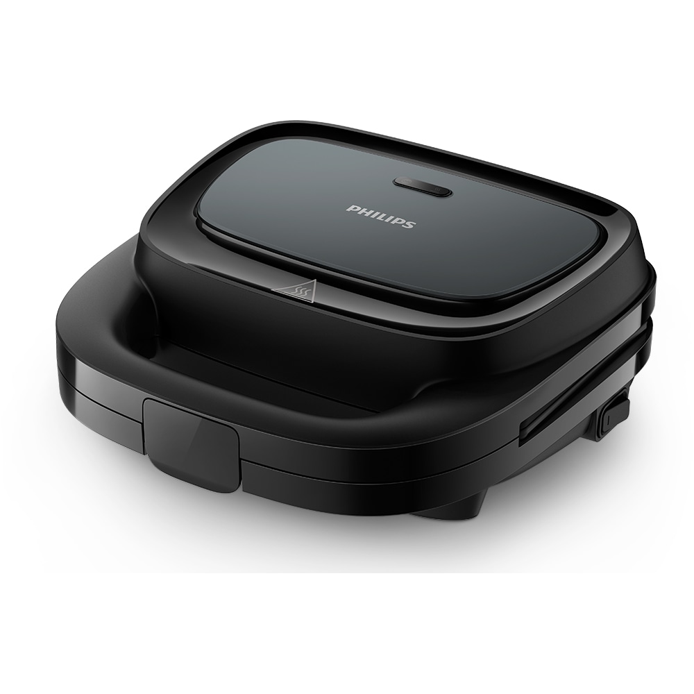 Sandwich maker PHILIPS Seria 3000 HD2331/90, 750W, negru