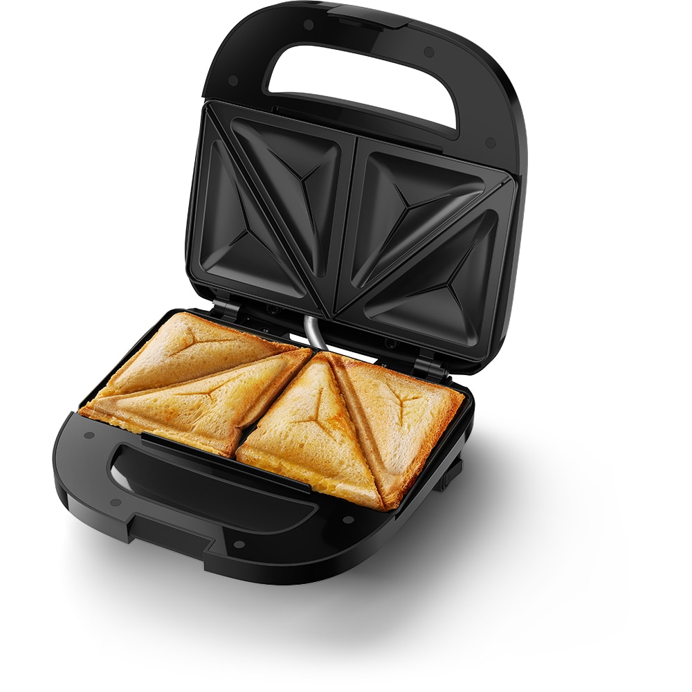 Sandwich maker PHILIPS Seria 3000 HD2331/90, 750W, negru