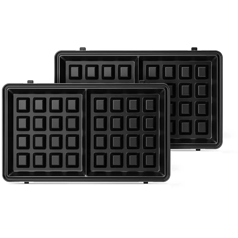 Sandwich maker PHILIPS Seria 3000 HD2350/80, 750W, 3 placi detasabile, negru-argintiu