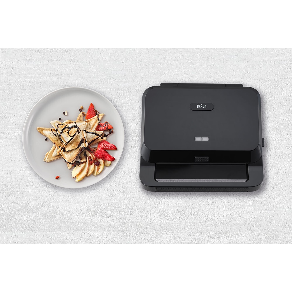 Sandwich maker BRAUN SnackMaker 5 SM5000, 800W, negru