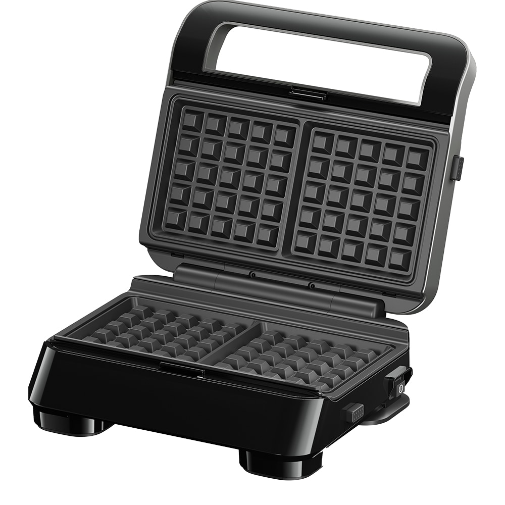 Sandwich maker BRAUN SnackMaker 5 SM5038, 800W, 3 placi detasabile, argintiu-negru