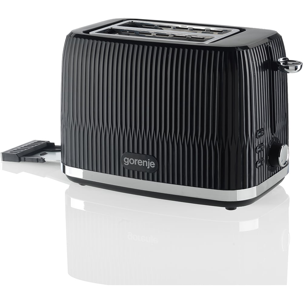 Prajitor de paine GORENJE T850DPB, 2 felii, 850W, negru-argintiu