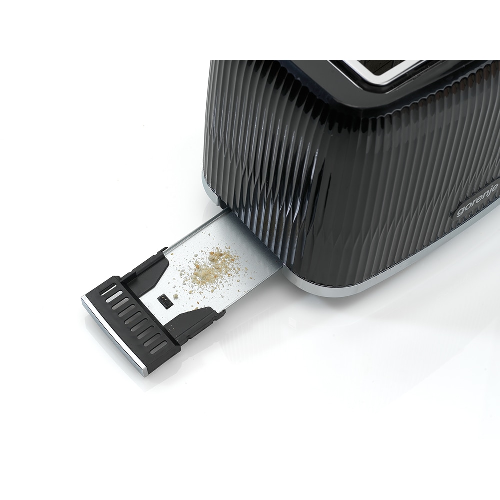 Prajitor de paine GORENJE T850DPB, 2 felii, 850W, negru-argintiu