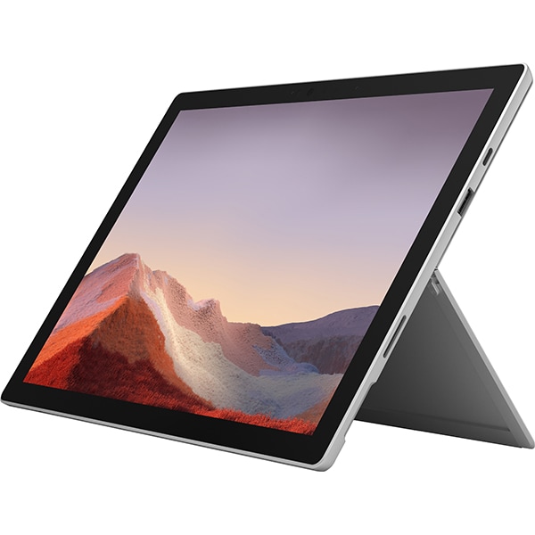 Laptop 2 in 1 MICROSOFT Surface Pro 7, Intel Core i5-1035G4 pana la 3.7GHz, 12.3" Touch, 8GB, SSD 128GB, Intel UHD Graphics, Windows 10 Home, Platinum