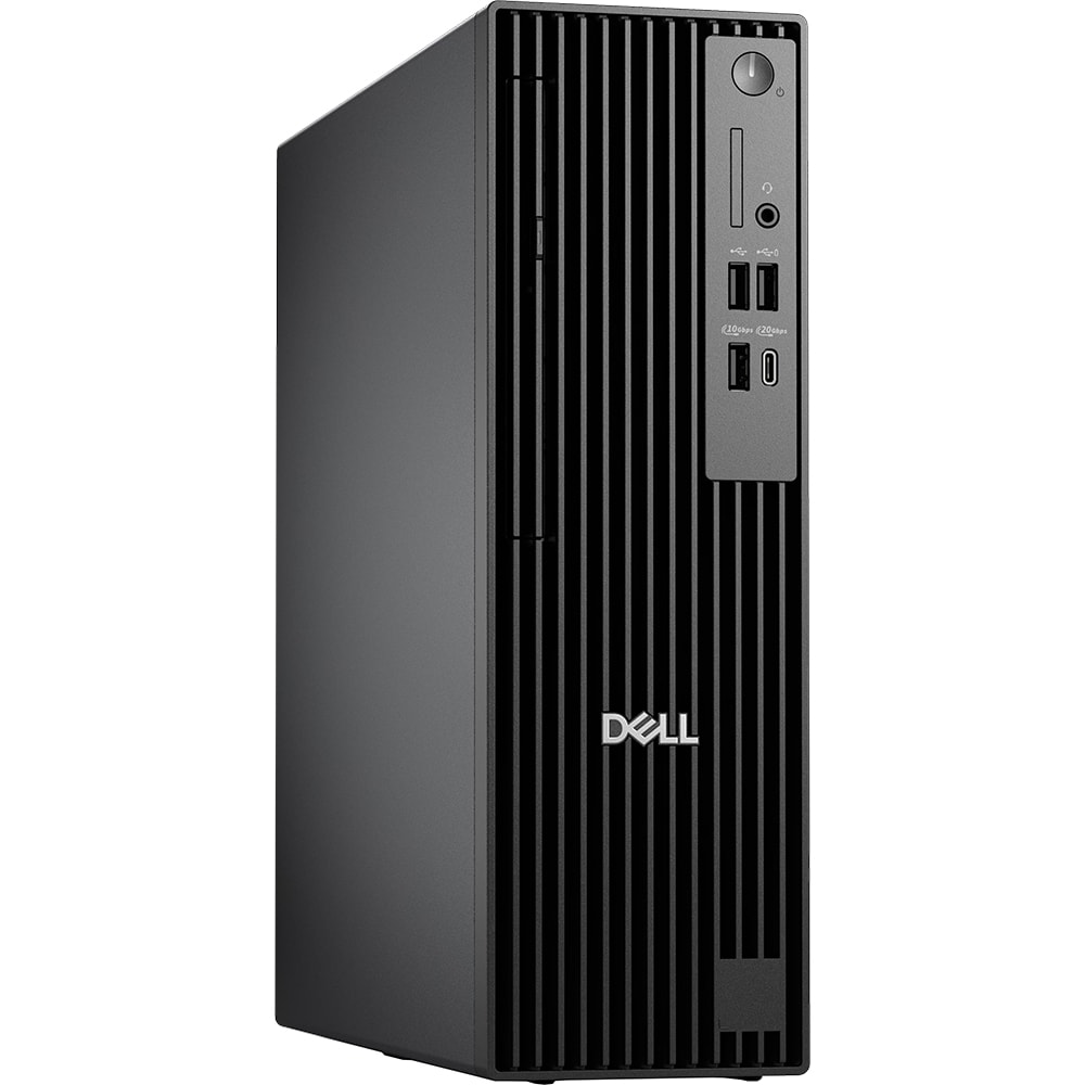 Sistem Desktop PC DELL Pro Slim Plus QCS1250, Intel Core i3-14100 pana la 4.7GHz, 8GB, SSD 512GB, Intel UHD Graphics 730, Windows 11 Pro