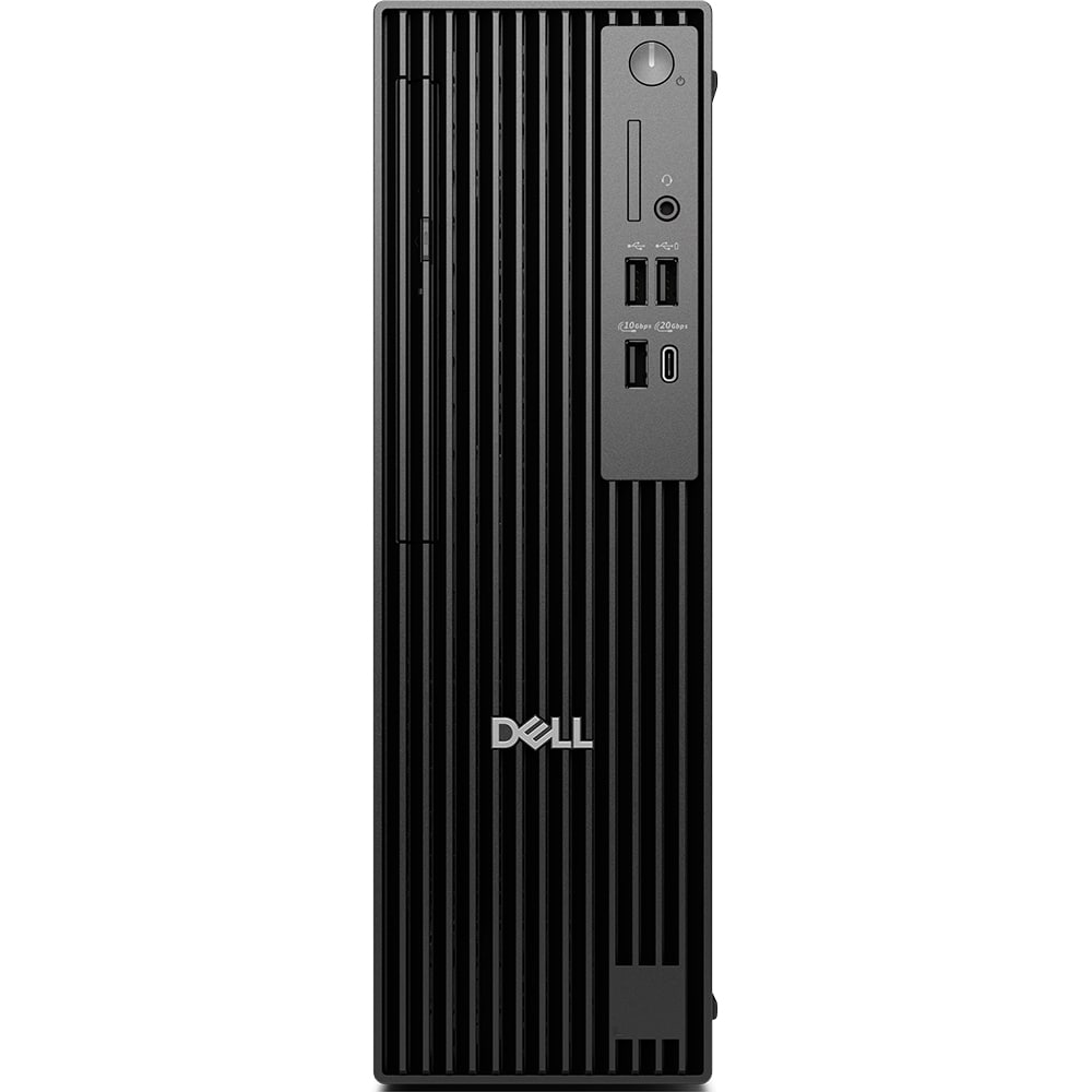Sistem Desktop PC DELL Pro Slim Plus QCS1250, Intel Core i3-14100 pana la 4.7GHz, 8GB, SSD 512GB, Intel UHD Graphics 730, Windows 11 Pro