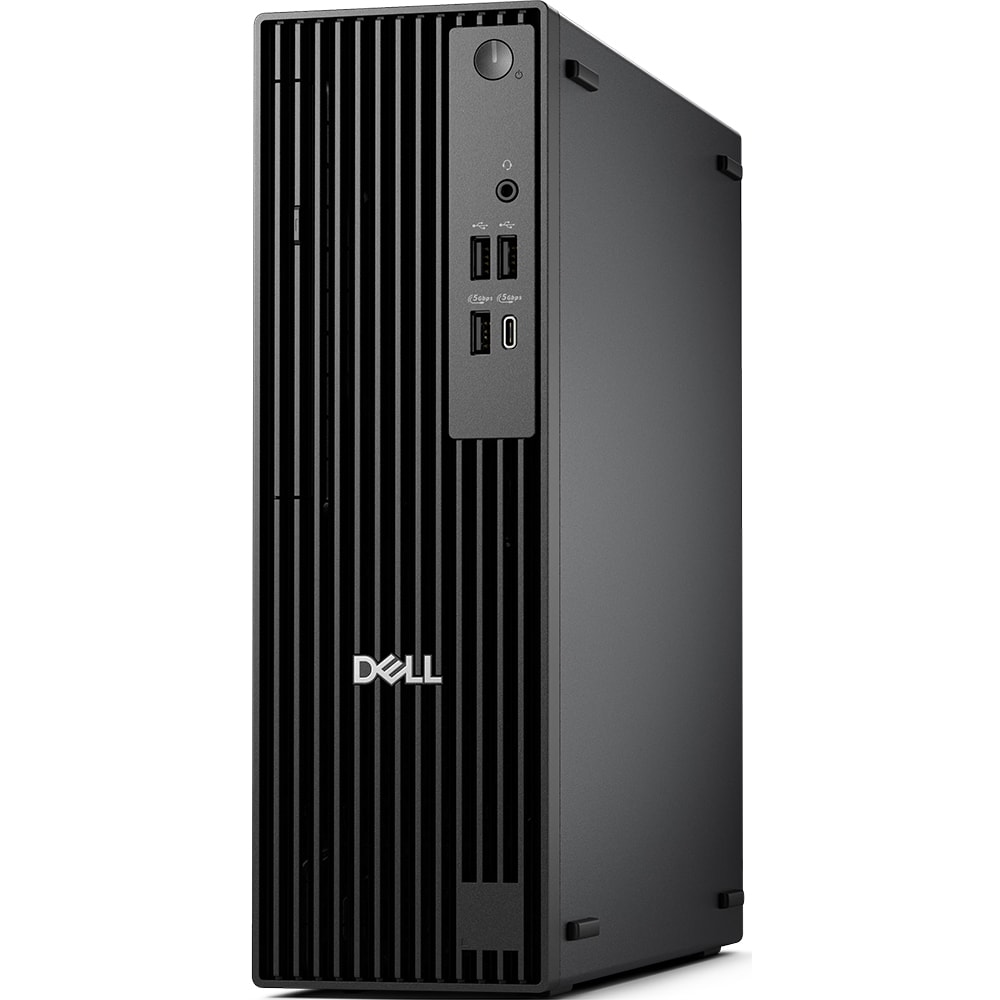 Sistem Desktop PC DELL Pro Slim QCS1250, Intel Core Ultra 5 235 pana la 5GHz, 16GB, SSD 512GB, Intel Graphics, Windows 11 Pro