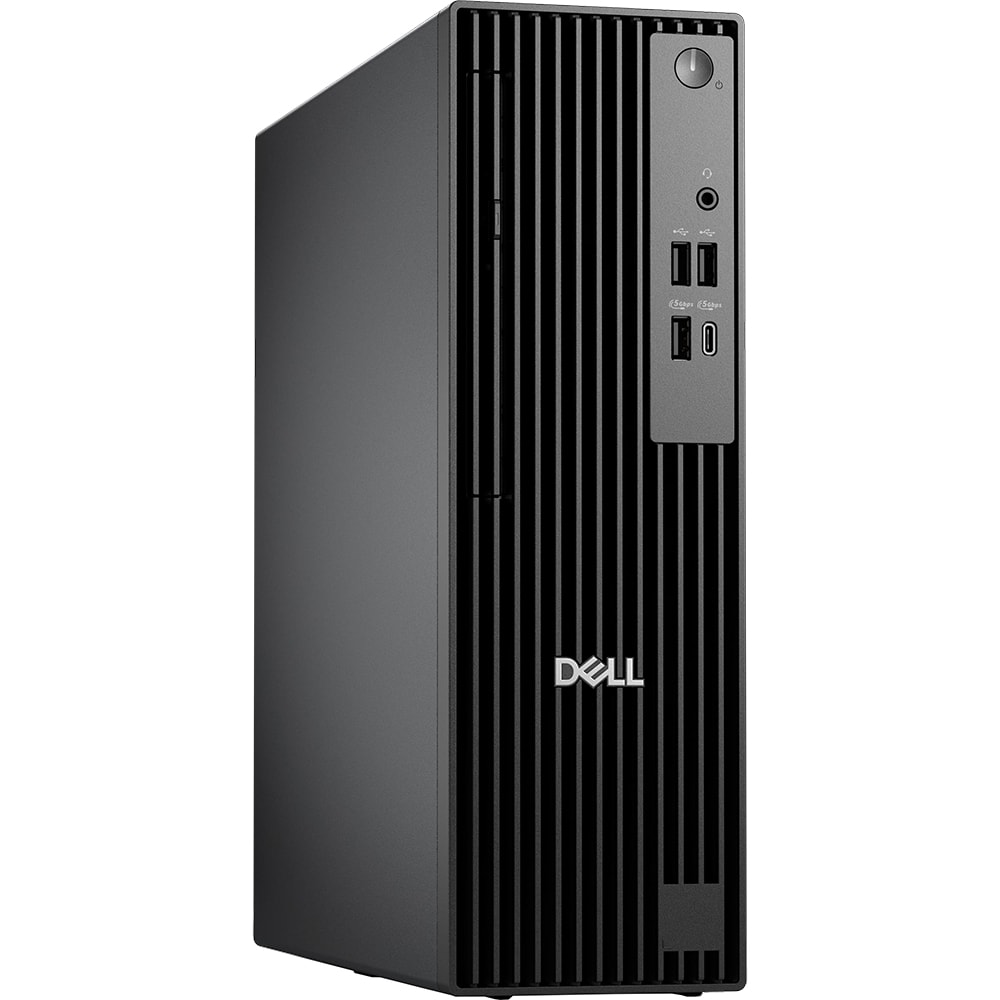 Sistem Desktop PC DELL Pro Slim QCS1255, AMD Ryzen 3 8300G pana la 4.9GHz, 8GB, SSD 512GB, AMD Radeon 740M, Windows 11 Pro