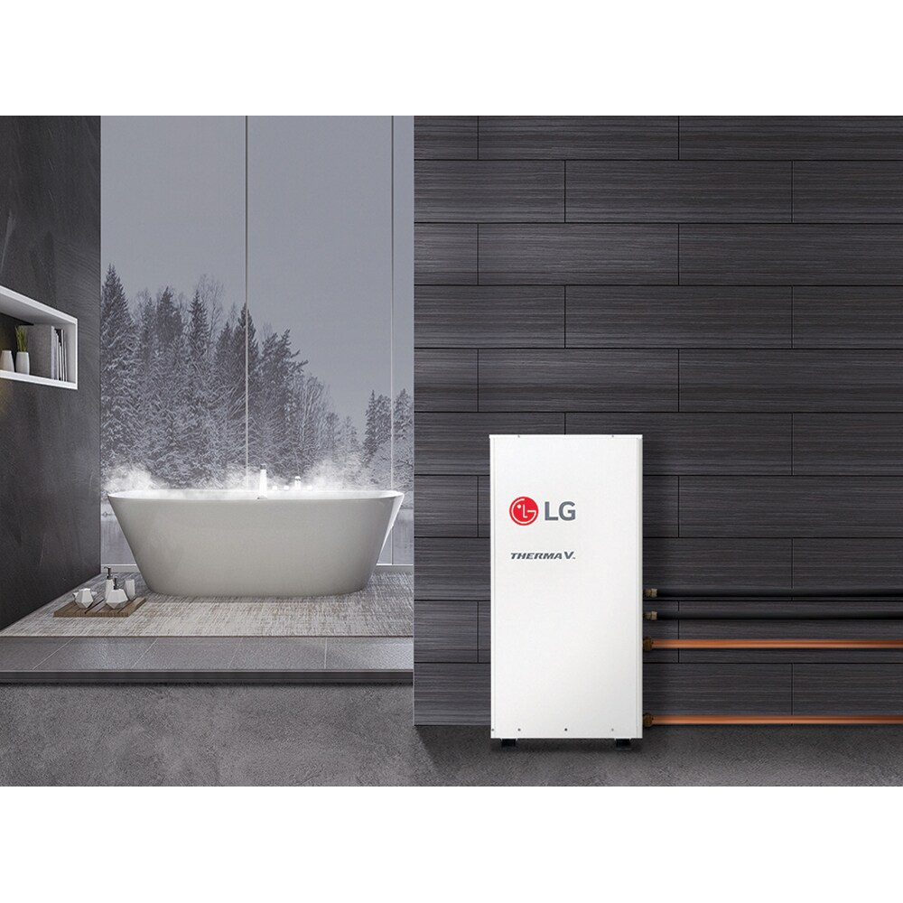 Pompa de caldura aer apa LG Therma V Hydrosplit, 12KW, WiFi, R32, boiler incorporat