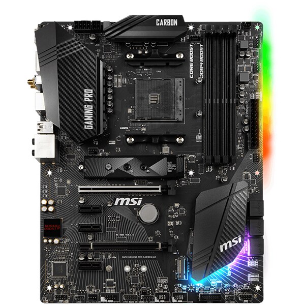Placa de baza MSI B450 GAMING PRO CARBON AC, Socket AM4, ATX 
