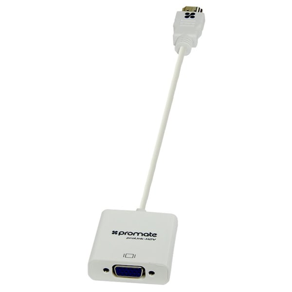 Adaptor HDMI - VGA PROMATE ProLink-H2V, alb