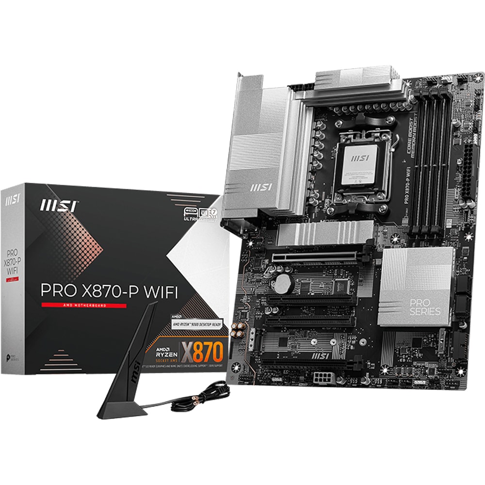 Placa de baza MSI PRO X870-P WIFI, Socket AM5, ATX, Wi-Fi