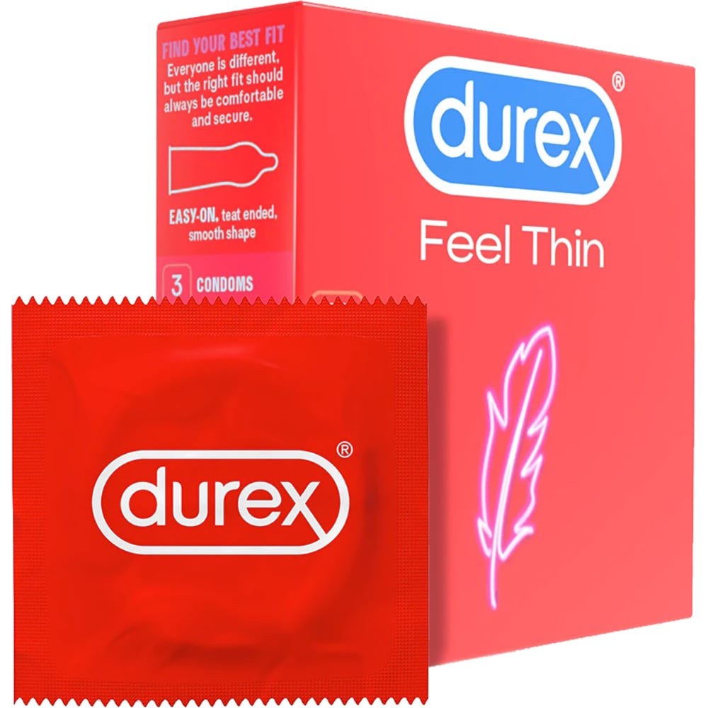 Prezervative DUREX Feel Thin, fara aroma, 3buc
