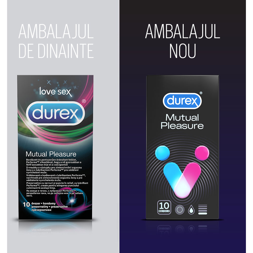 Prezervative DUREX Mutual Pleasure, 10buc