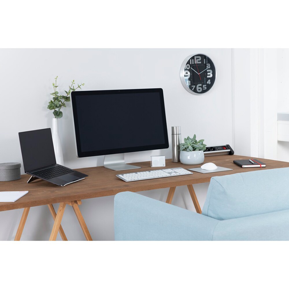 Prelungitor de birou HAMA 137202, 5 prize, 1.5m, 2 x USB 3A, negru