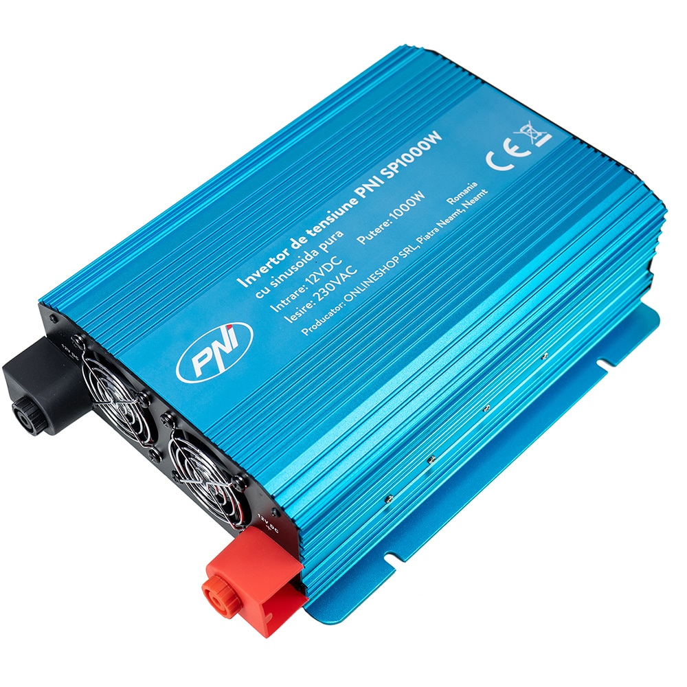 Invertor de tensiune PNI SP1000W, 1000W, 12V