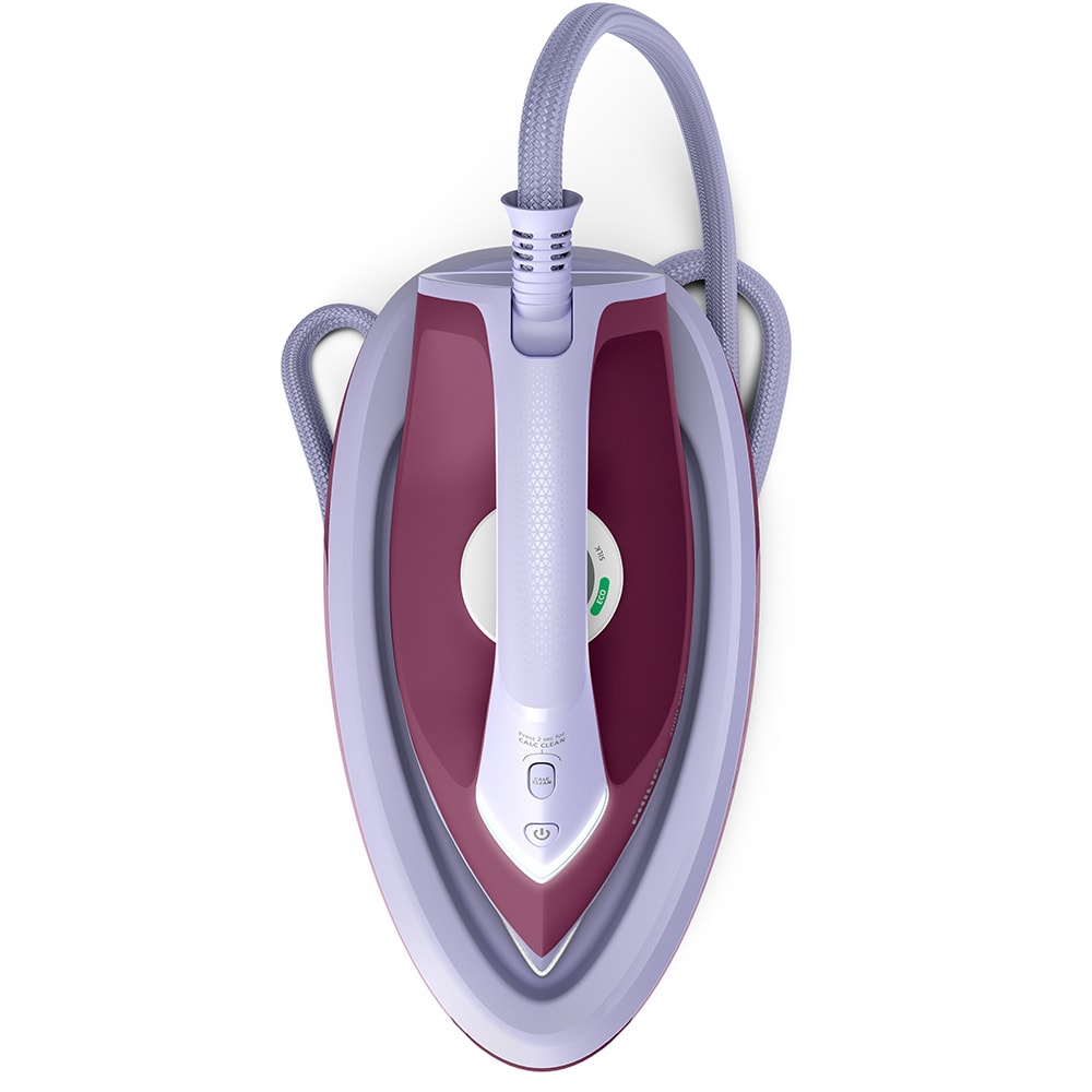Statie de calcat PHILIPS Seria 3000 PSG3001/30, 2400W, 350g/min, 1.6l, talpa ceramica, visiniu-lila