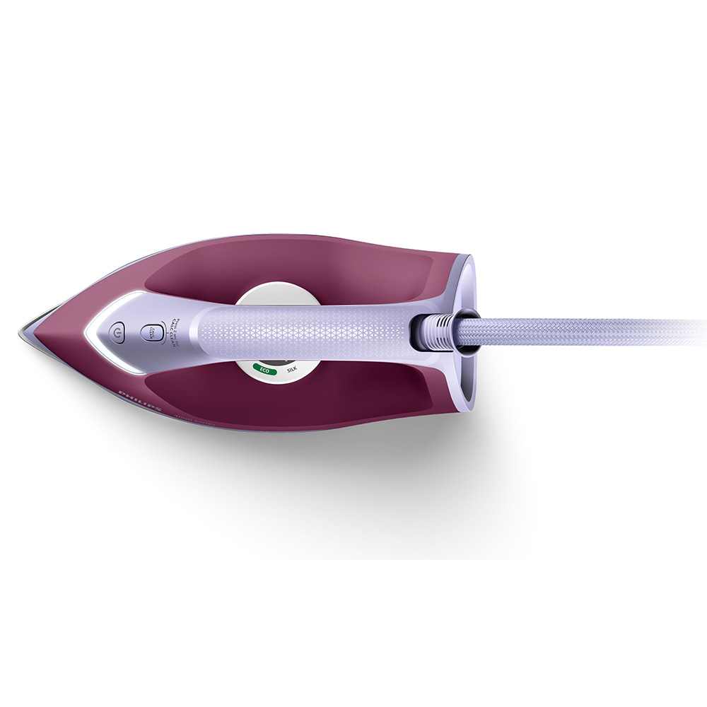 Statie de calcat PHILIPS Seria 3000 PSG3001/30, 2400W, 350g/min, 1.6l, talpa ceramica, visiniu-lila