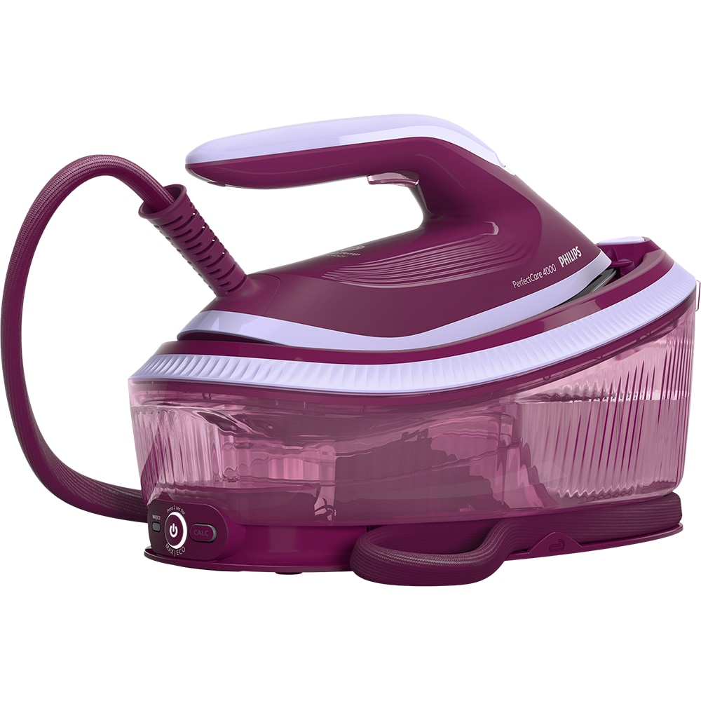 Statie de calcat PHILIPS Seria 4000 PSG4020/30, 2400W, 450g/min, 1.7l, talpa SteamGlide+, mov