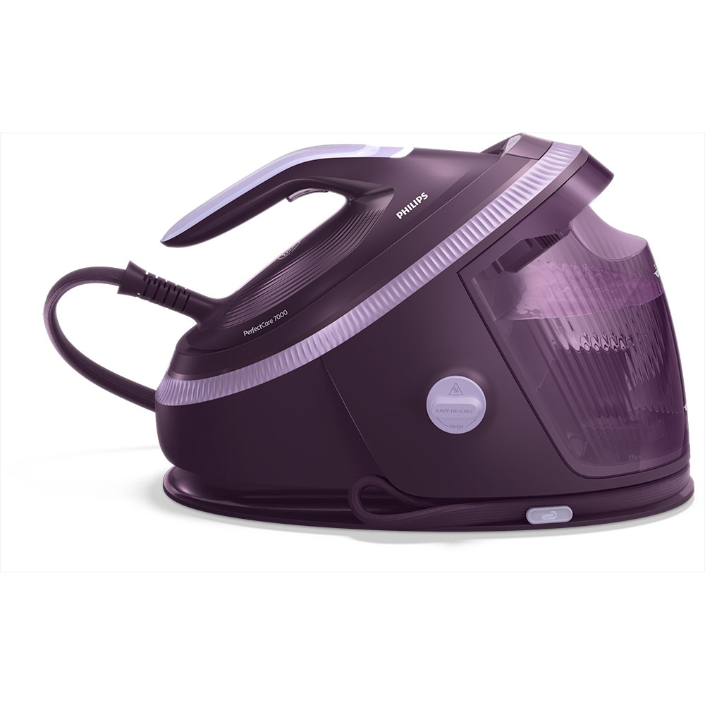 Statie de calcat PHILIPS PerfectCare Seria 7000 PSG7200/30, 3120W, 600g/min, 1.5l, talpa SteamGlide Elite, violet