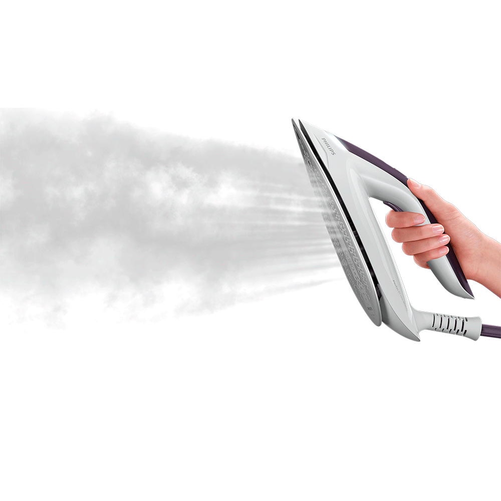 Statie de calcat PHILIPS Seria 8000 PSG8050/30, 2700W, 600g/min, 1.8l, talpa SteamGlide Elite, mov-alb