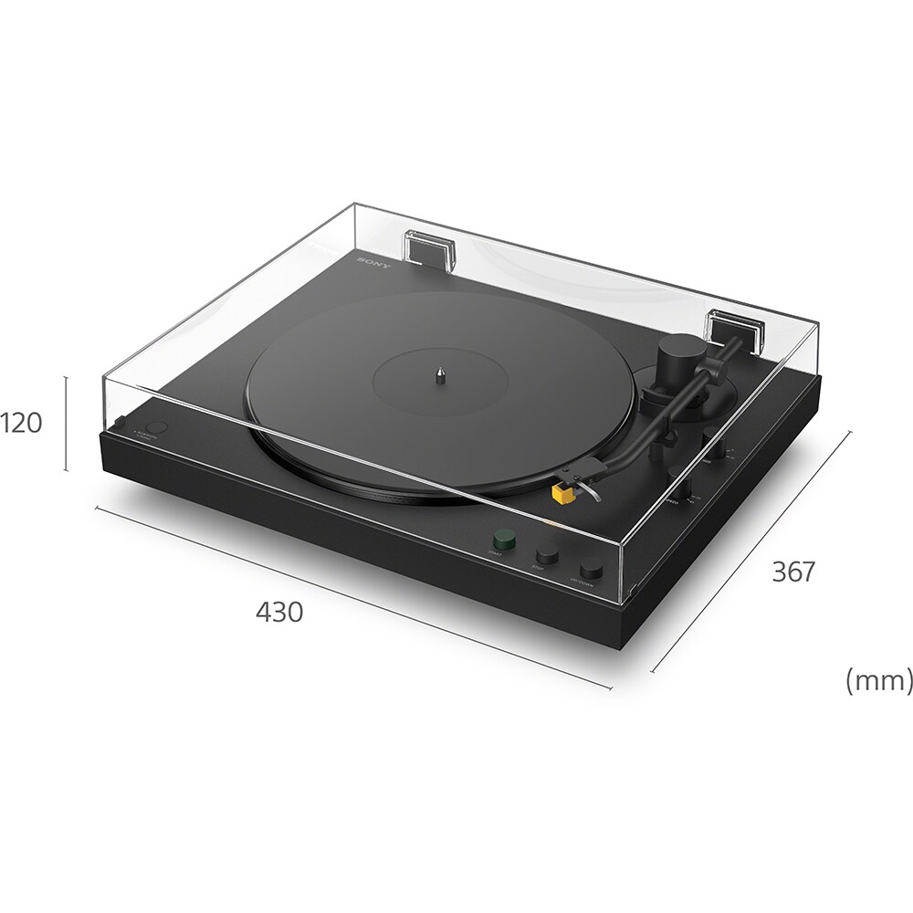 Pick-up SONY PS-LX5BT, Bluetooth, Hi-Res audio, Redare automata, negru