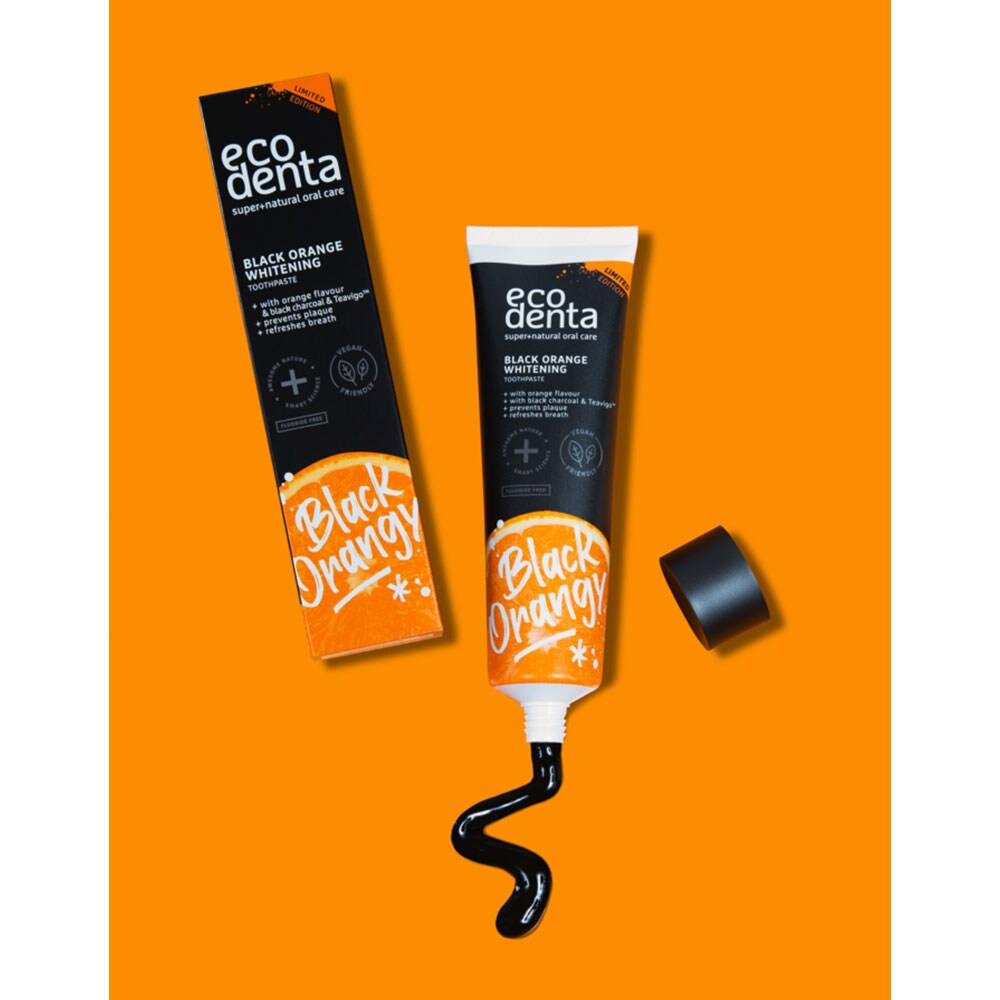 Pasta de dinti pentru albire cu portocale si teavigo ECODENTA, 100ml