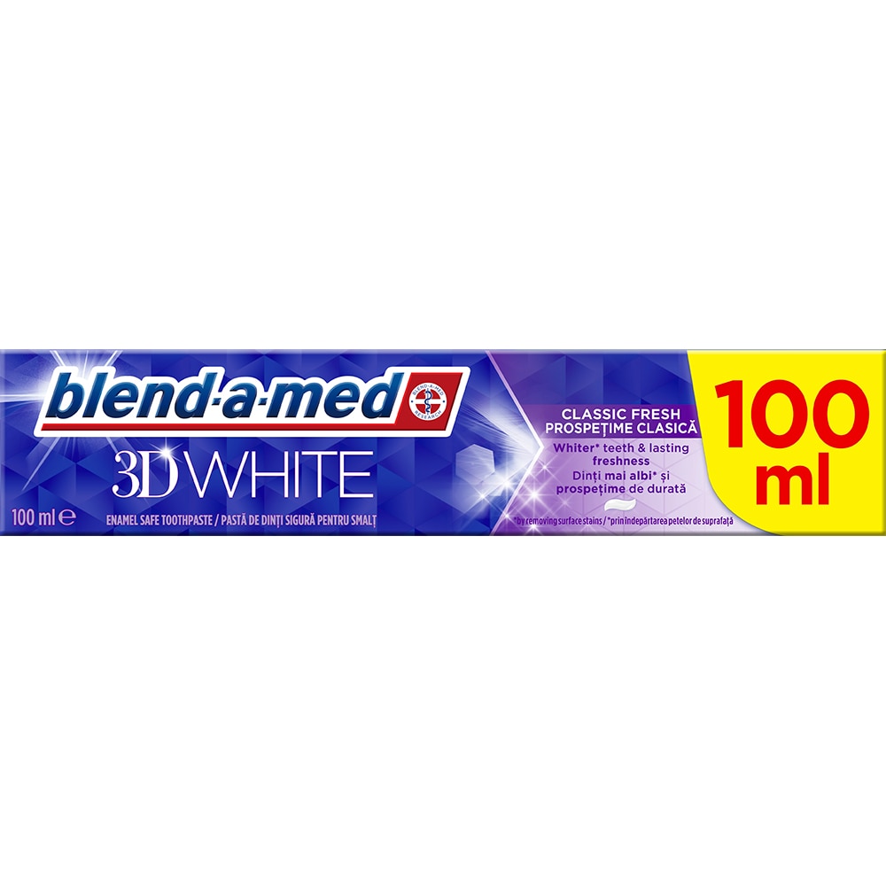 Pasta de dinti BLEND-A-MED 3D White, 100ml