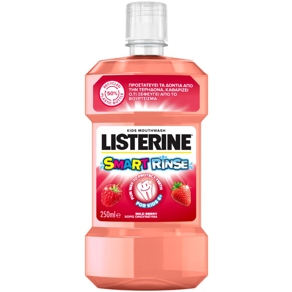 Apa de gura LISTERINE Mouthwash Kids Smart Rinse, 250ml
