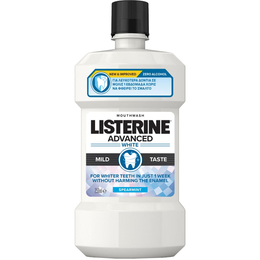Apa de gura LISTERINE Advanced White Mild, 250ml