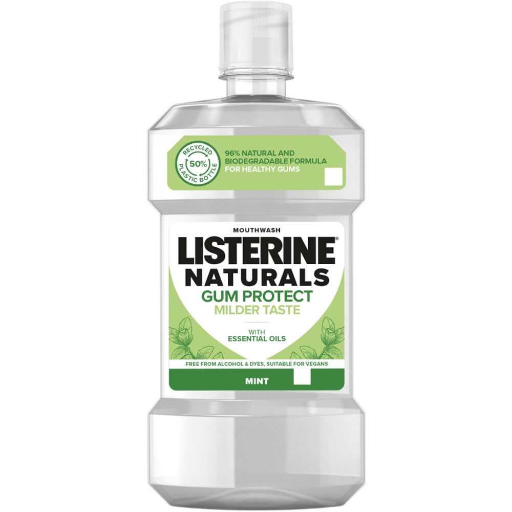 Apa de gura LISTERINE Mouthwash Natural Gum Protect, 500ml