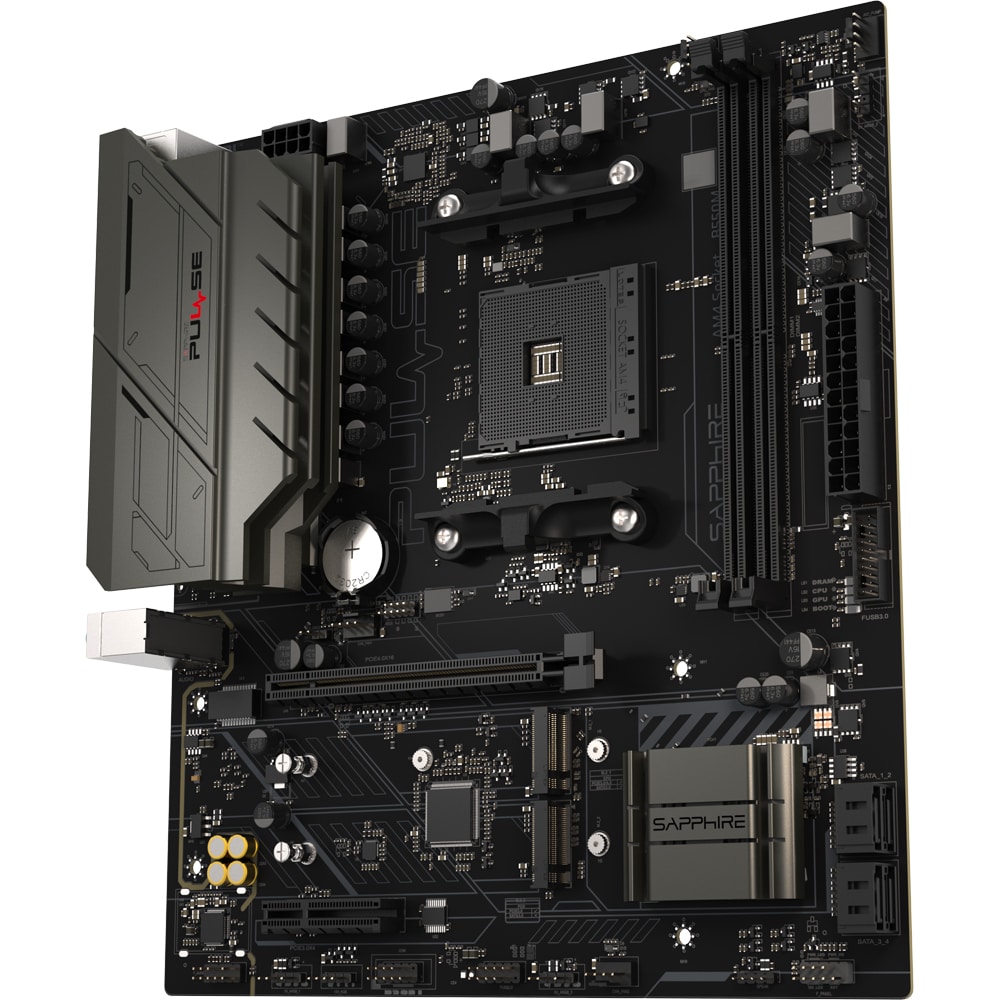 Placa de baza SAPPHIRE PULSE B550M, Socket AM4, mATX