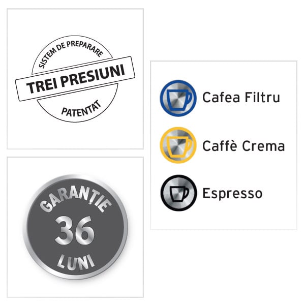 Espressor TCHIBO Cafissimo Pure 326531, 1l, rosu-negru