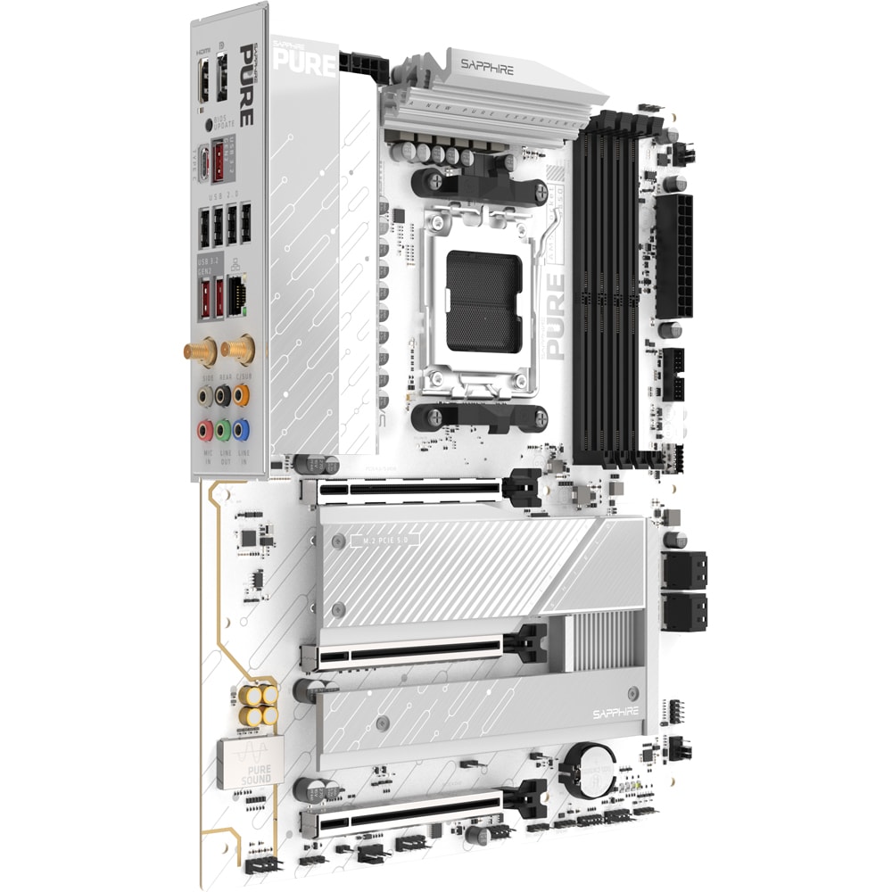 Placa de baza SAPPHIRE PURE B850A WIFI, Socket AM5, ATX, Wi-Fi