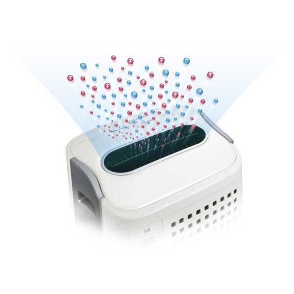 Purificator aer SHARP KC-A40EUW, 3 trepte de viteza, HEPA, ionizare, umidificare, alb