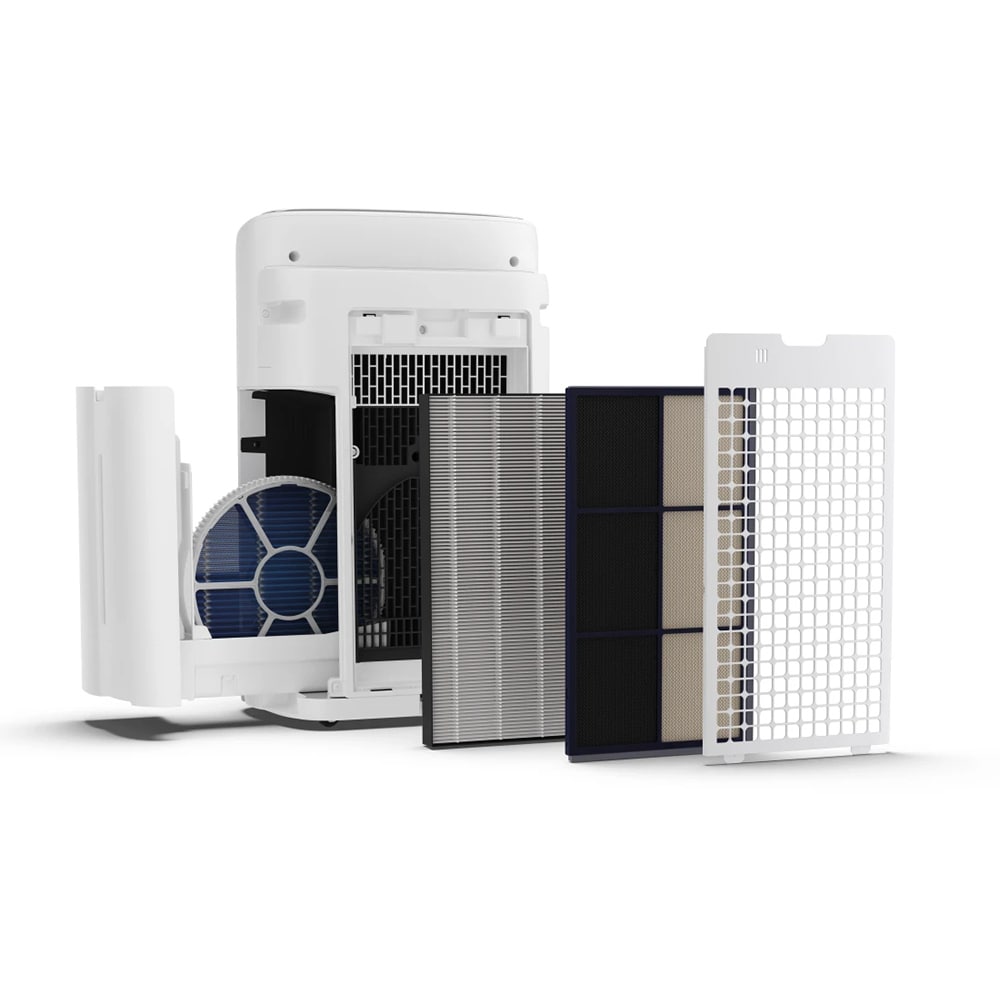 Purificator aer SHARP KIN52EUL, 3 trepte viteza, HEPA, ionizare, umidificare, gri