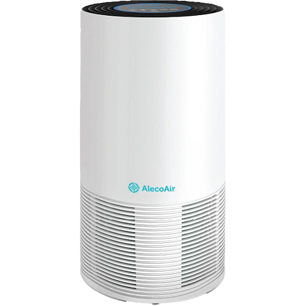 Purificator de aer ALECOAIR P40 Smart, 4 trepte de viteza, HEPA, Wi-Fi, Lampa UV, alb