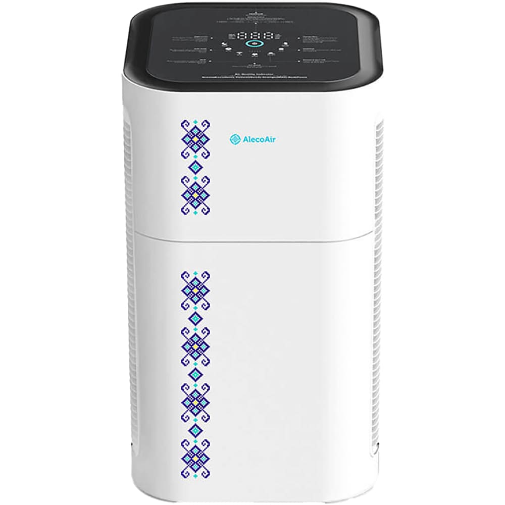 Purificator de aer ALECOAIR P80 Traditio, 5 trepte de viteza, HEPA, Wi-Fi, Lampa UV-C, alb