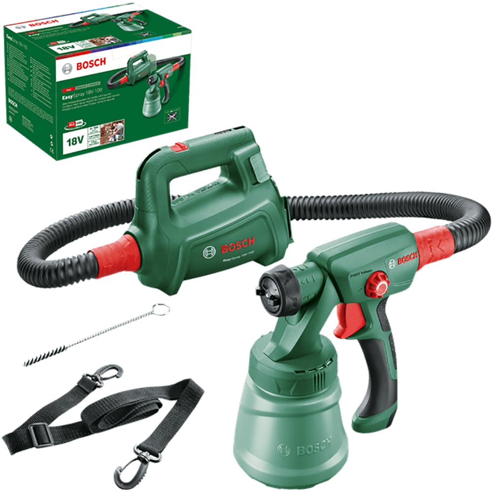 Pistol de vopsit BOSCH EasySpray, 800ml, 100ml/min, fara acumulator