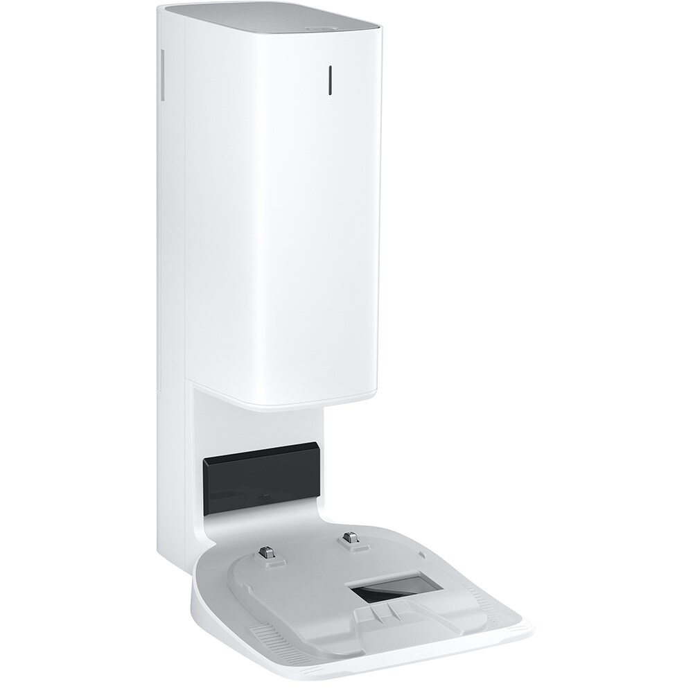 Aspirator robot SAMSUNG Jet Bot AI VR50T95735W/GE, 2.5l, 21.6V, autonomie max 90 min, Wi-Fi, Senzor Active Stereo 3D, alb-argintiu