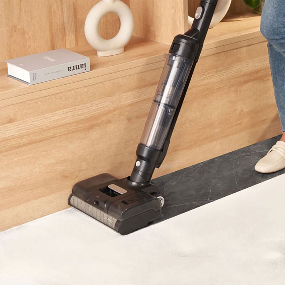 Aspirator vertical JIMMY Pro Max Cordless PW11, 0.3l, autonomie max 80 min, iluminare LED, argintiu-negru