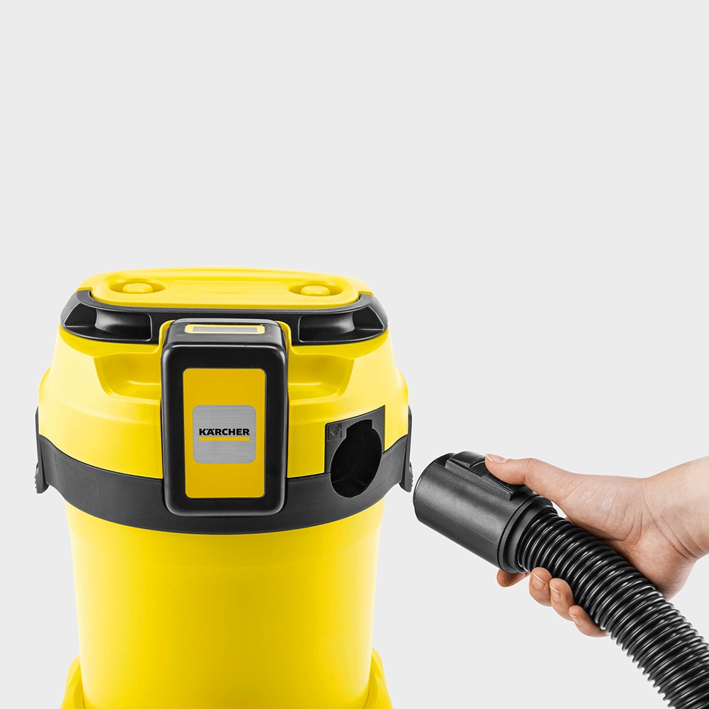 Aspirator fara sac KARCHER WD 3 18, 17l, 225W, 78dB, galben-negru