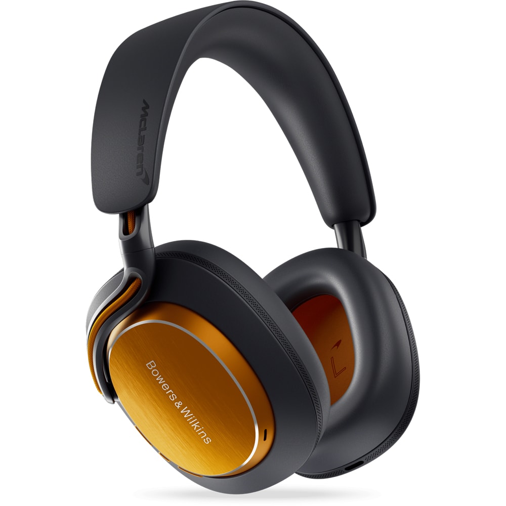 Casti BOWERS & WILKINS Px8 S2 McLaren, Bluetooth, Over-Ear, Microfon, Noise Cancelling, Anthracite Grey & Papaya