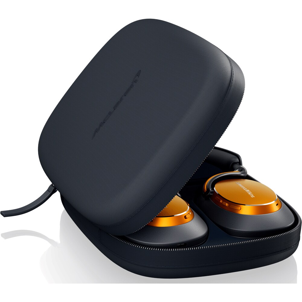 Casti BOWERS & WILKINS Px8 S2 McLaren, Bluetooth, Over-Ear, Microfon, Noise Cancelling, Anthracite Grey & Papaya