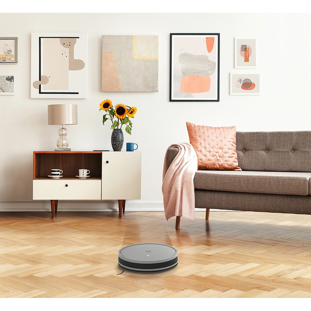 Aspirator robot IROBOT Combo Essential Y011640, 0.4l, autonomie max 120 min, functie mop, negru