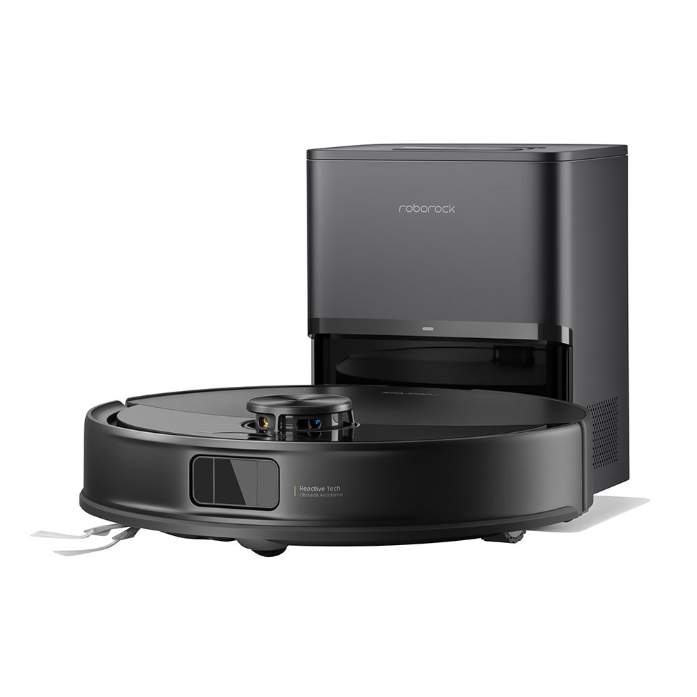 Aspirator robot ROBOROCK  Q10 VF+ B Q10VFB, 0.5l, autonomie max 60 min, functie mop, negru