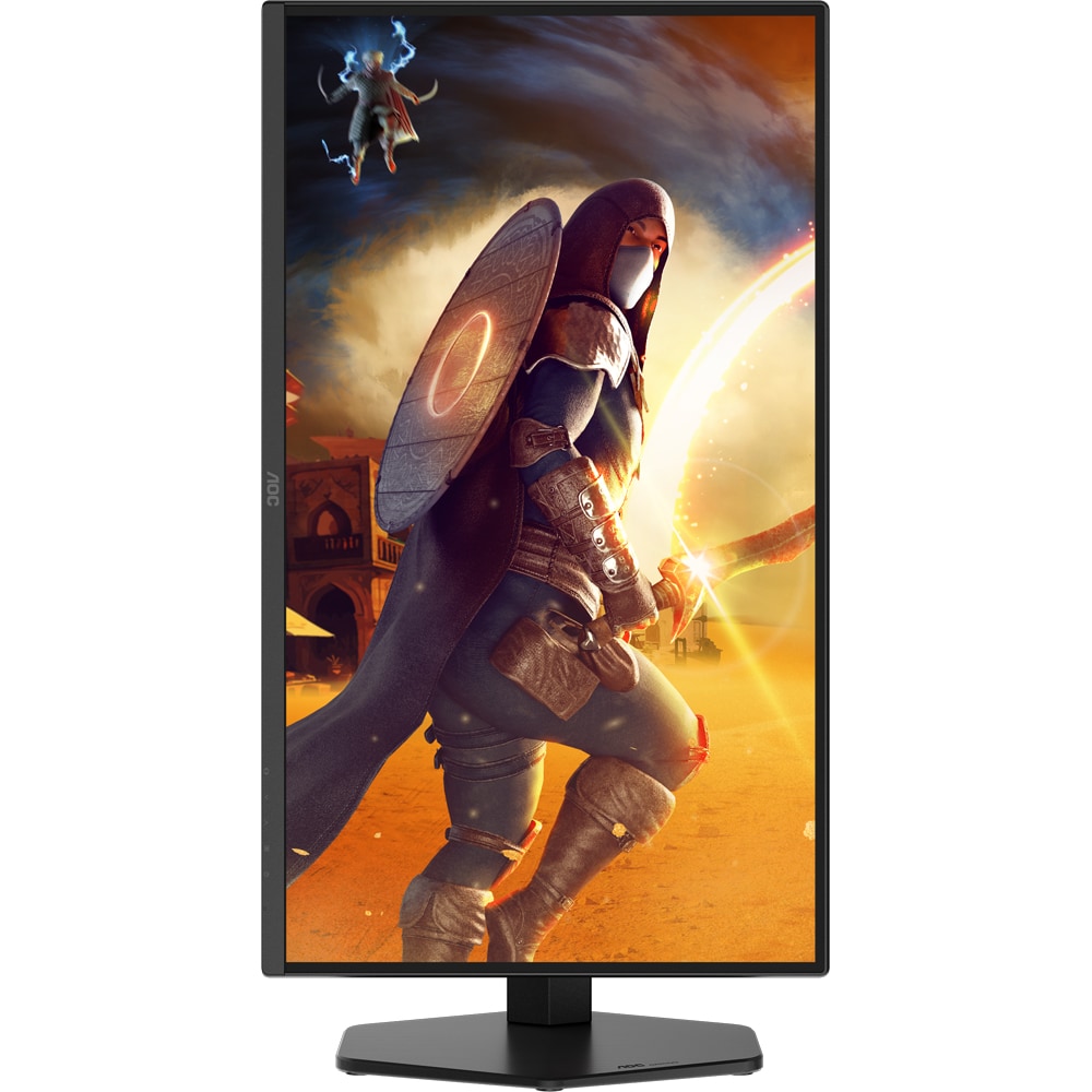 Monitor Gaming WLED Fast IPS AOC 25G4SXU, 24.5", QHD, 300Hz, NVIDIA G-SYNC Compatible, pivot, boxe, negru