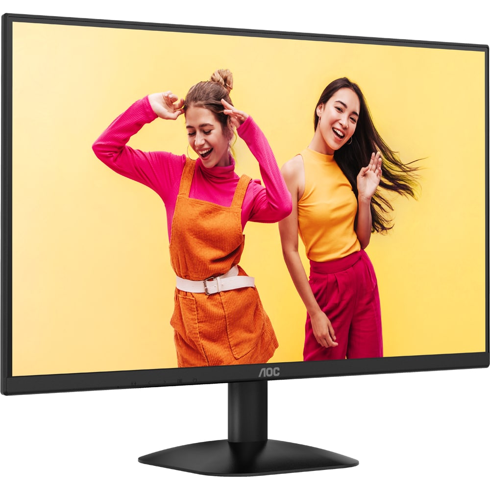 Monitor WLED IPS AOC Q27B35E, 27", QHD, 75Hz, HDR10, Adaptive Sync, negru