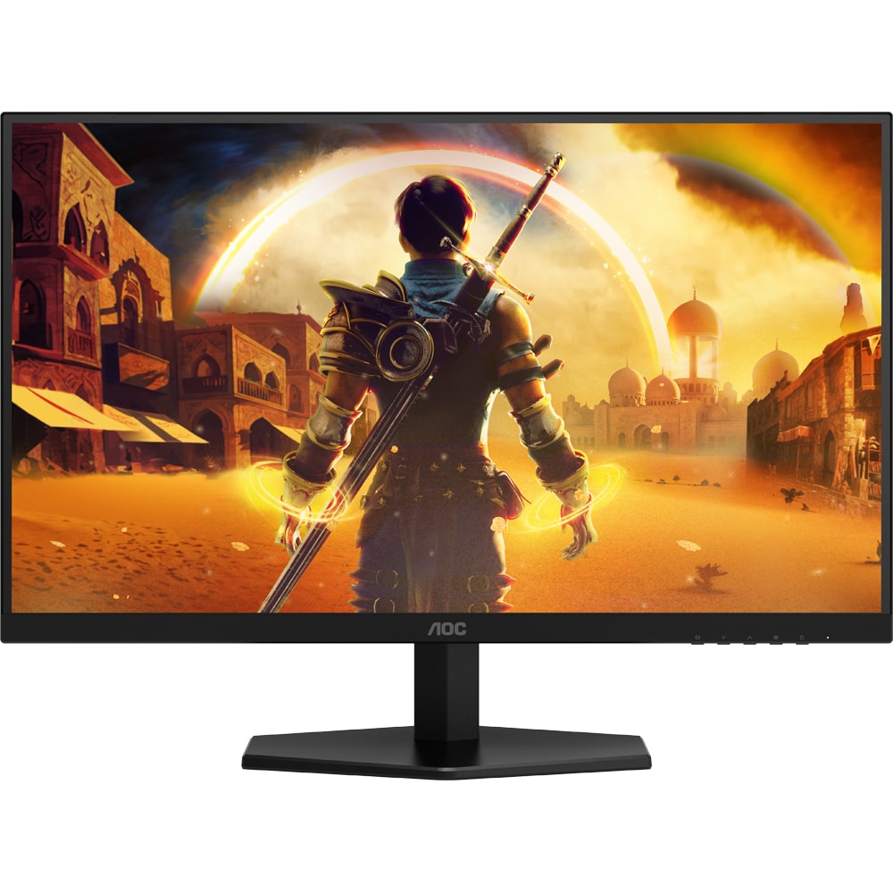 Monitor Gaming WLED Fast IPS AOC Q27G42XE, 27", QHD, 180Hz, HRD10, boxe, negru